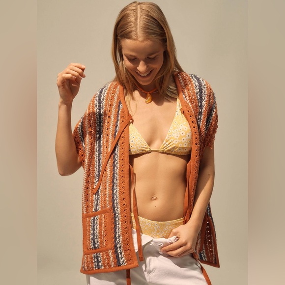 AnthropologiePilcro Cardigan Sweater Vest Sz S